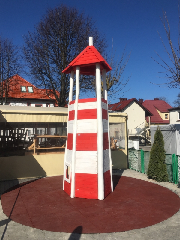 Leuchtturm Spielturm Ansicht 4
