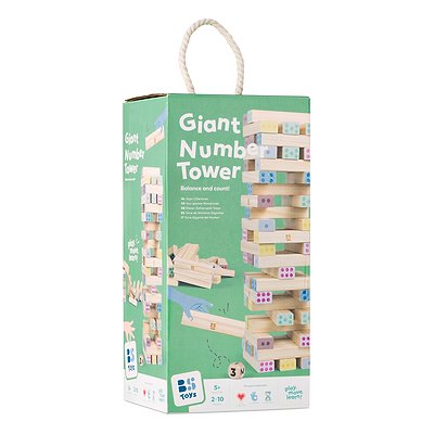 BS Toys Geschicklichkeitsspiel „Giant Number Tower“ Ansicht 2
