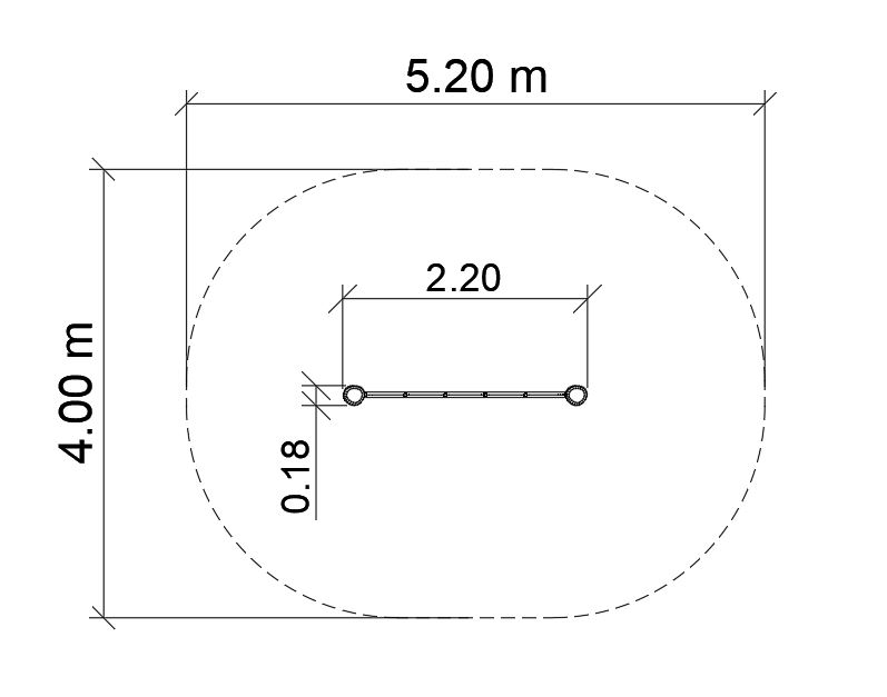 Seilwand Spinnennetz Robinie Ansicht 3