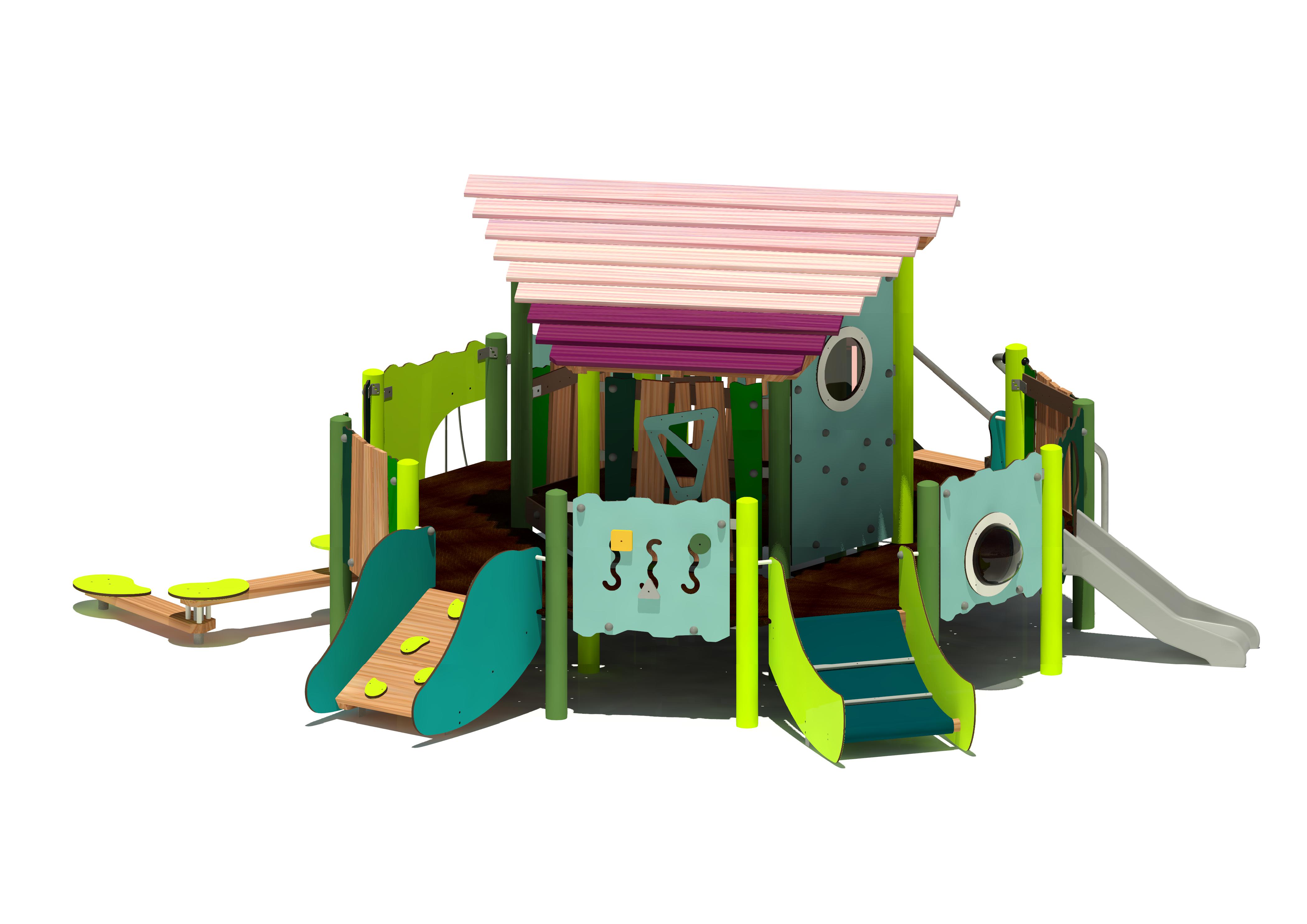 Spielhauskombination BAMZA Fiji 59180 Ansicht 6