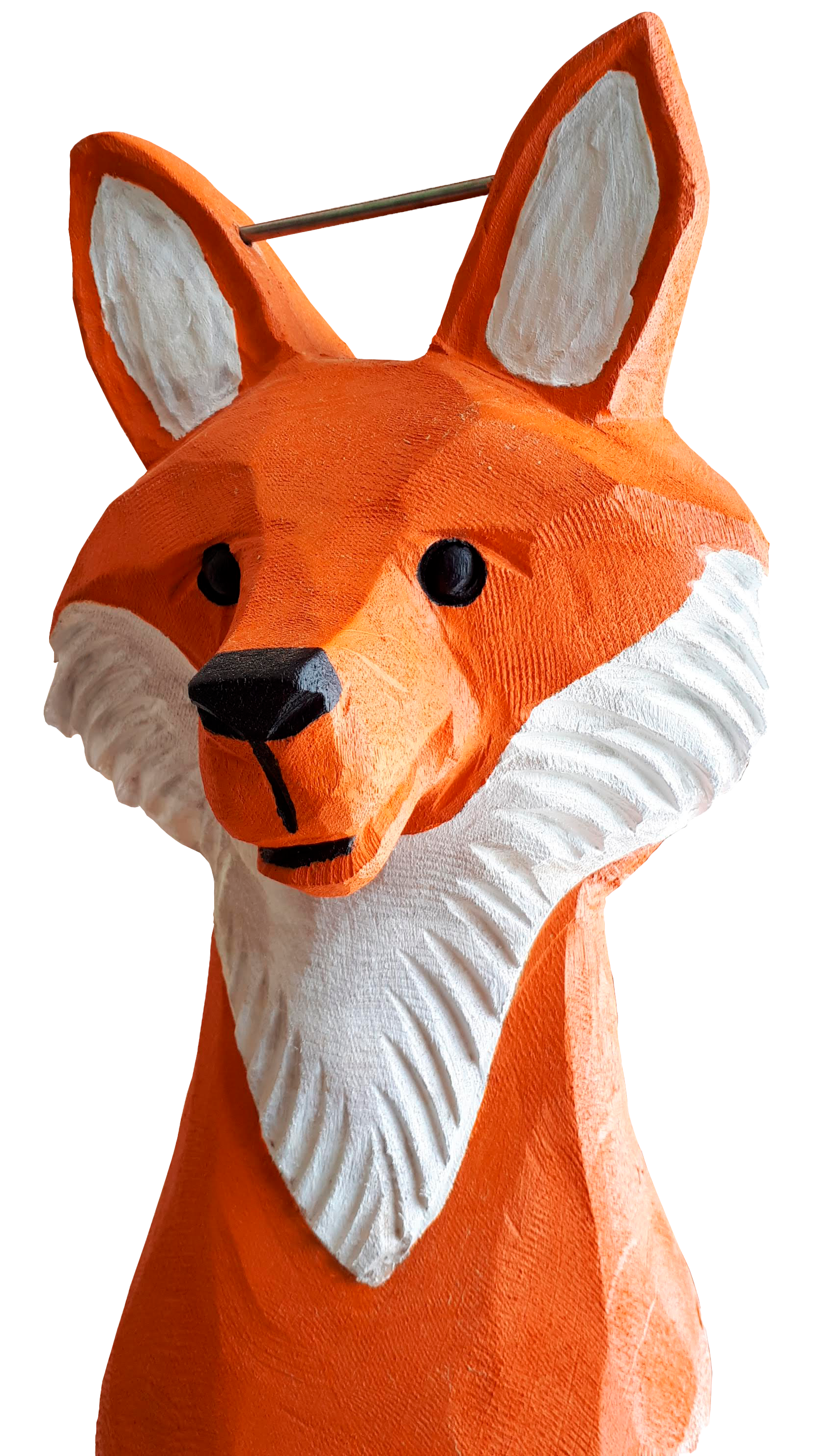 Pfostenkopf/Schnitzfigur Fuchs - Ansicht 2