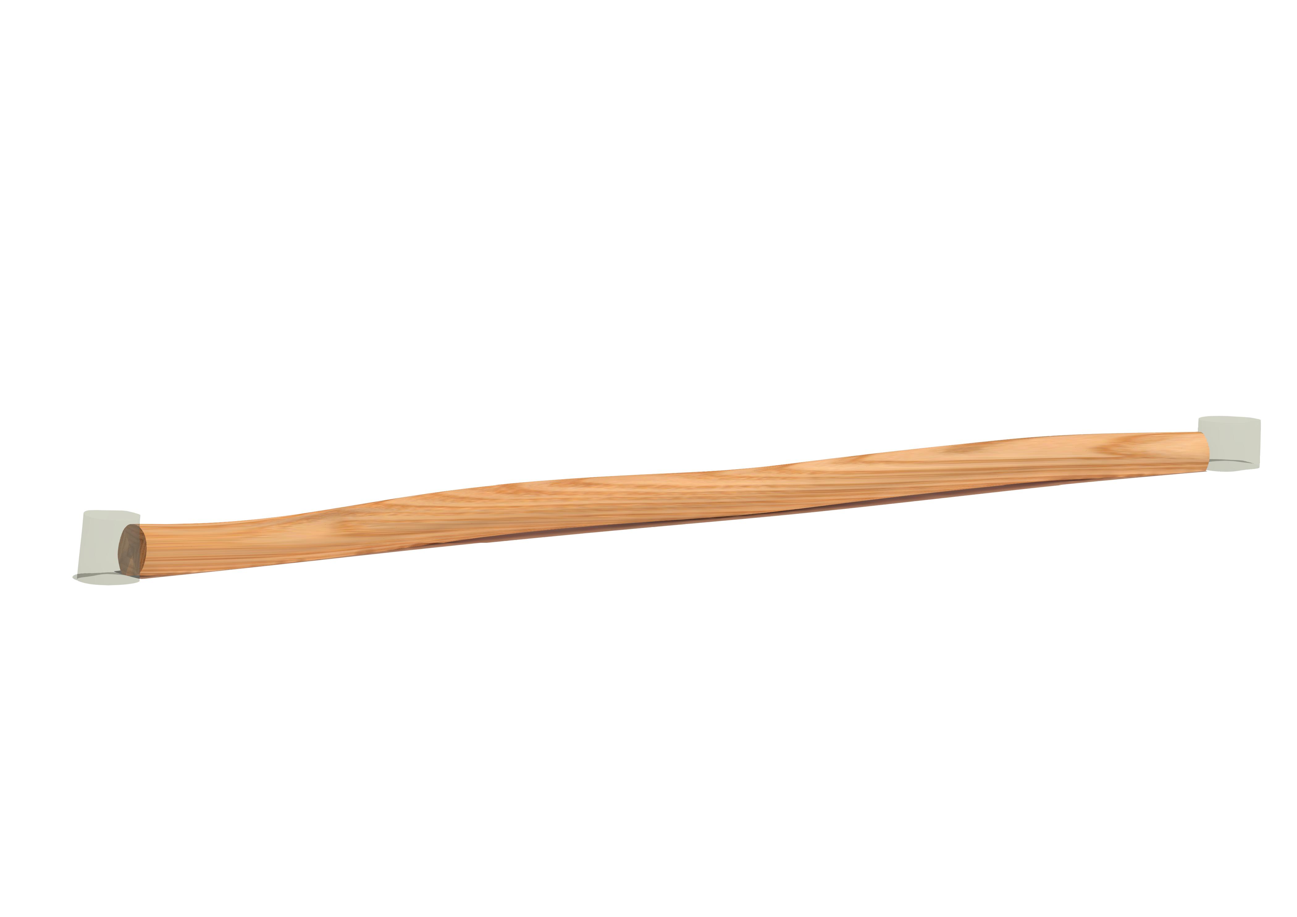 Randeinfassung 0792-4, 400 cm, Robinie Ansicht 2