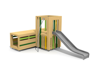 bimbox Tunnelturm mit Rutsche Ansicht 5
