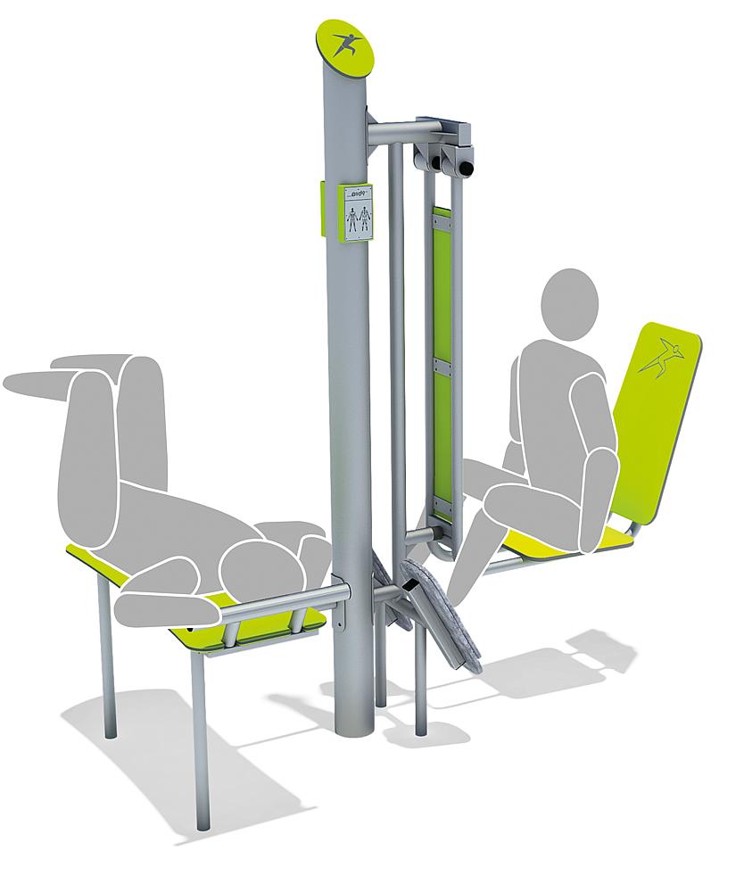 Bewegungs-Station Kombi II Bauch &amp; Bein Ansicht 5