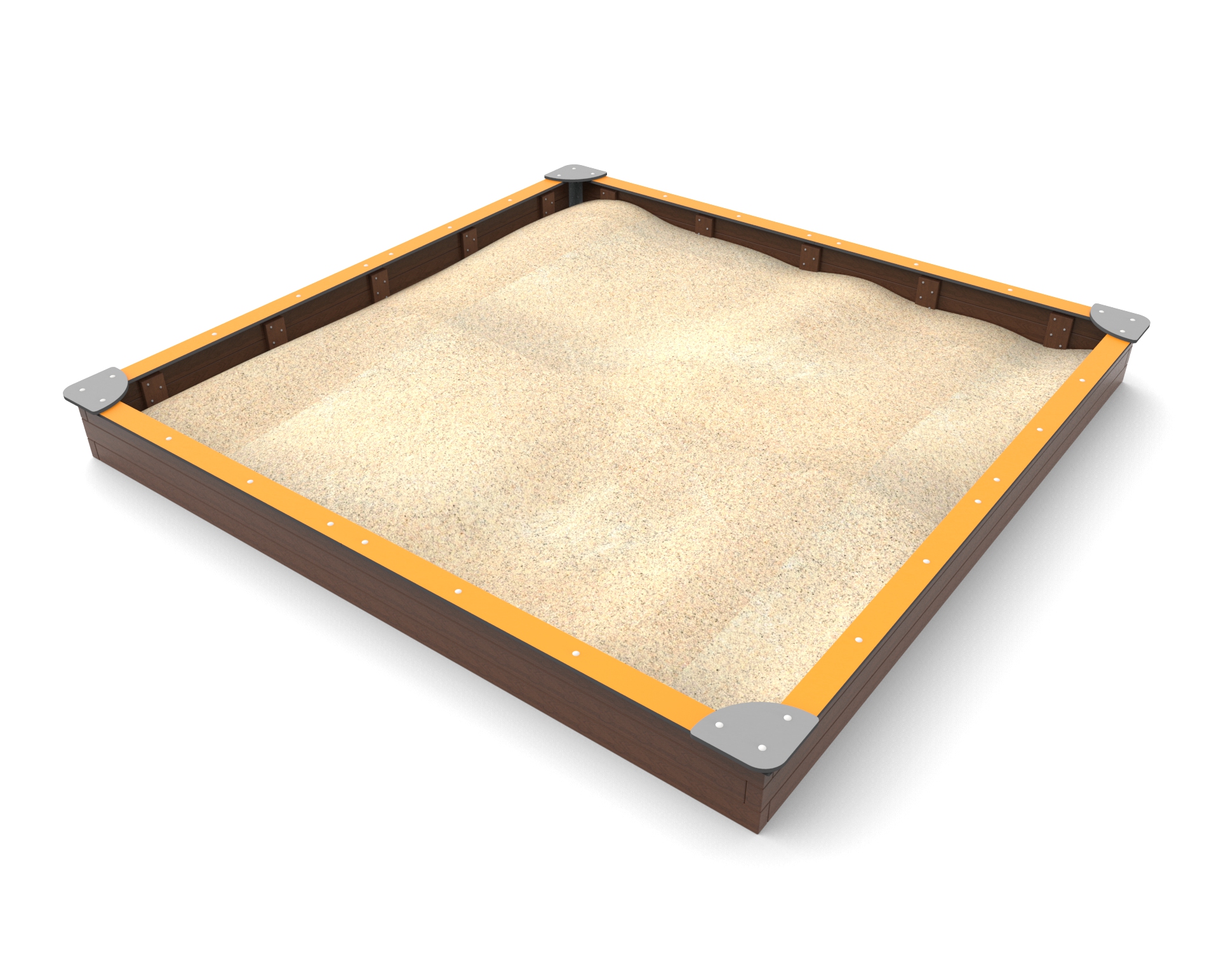 Sandkasten 2 Holz Ansicht 2