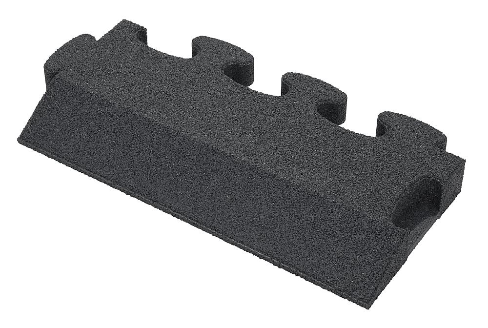 Puzzle Mat 3D Randplatte angeschrägt ohne Zwischenelement 60 mm grau Ansicht 4