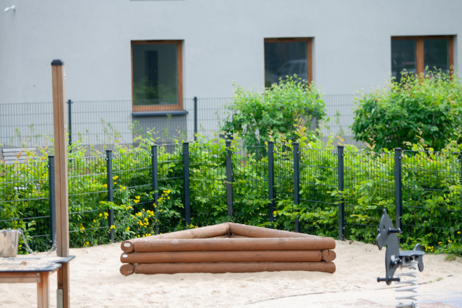 Sandkastenumrandung Dreieck Ansicht 5