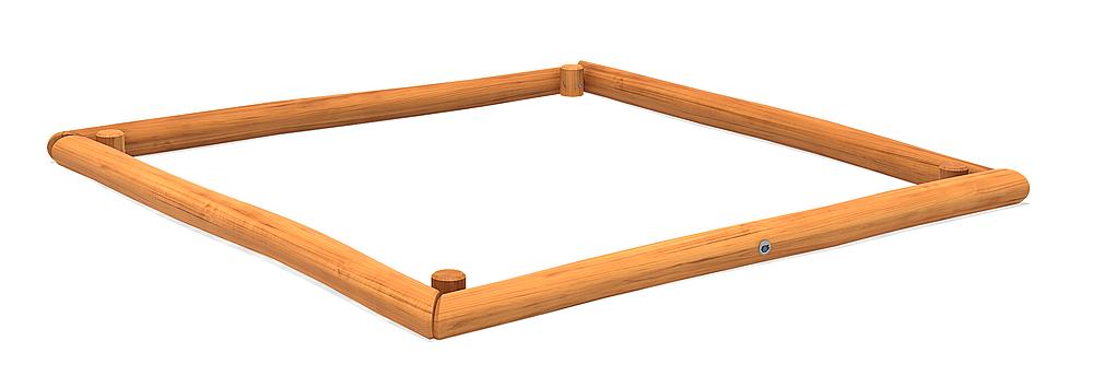 Sandkasten Eileen 3x3 m Ansicht 1