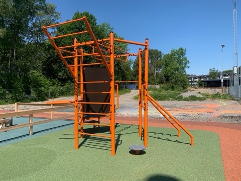 Sechseck-Trainingsset mit Treppe Ansicht 3