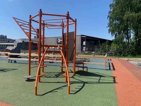 Sechseck-Trainingsset mit Treppe Ansicht 5