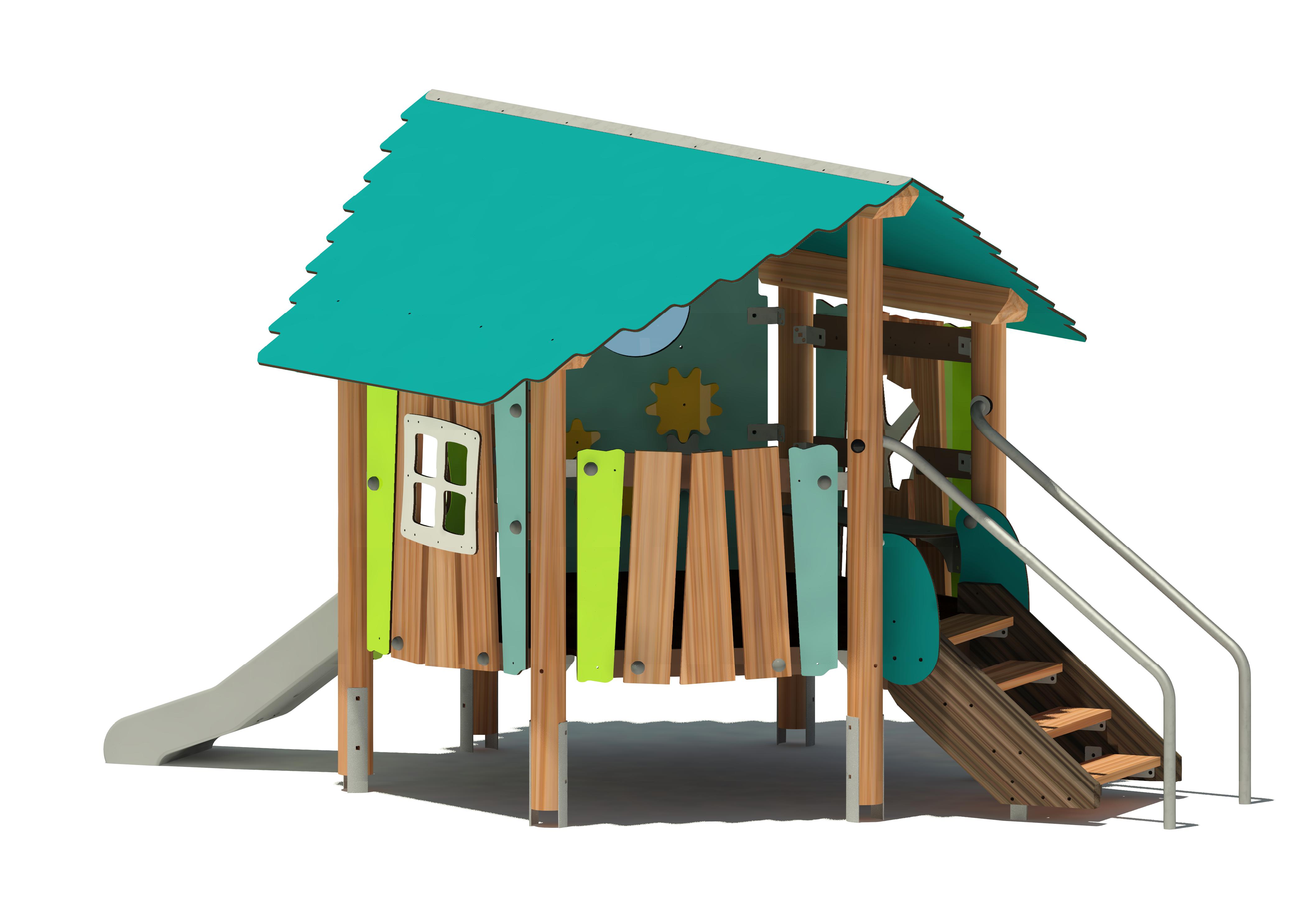 Spielhaus BAMZA Frosty 59070 Ansicht 2