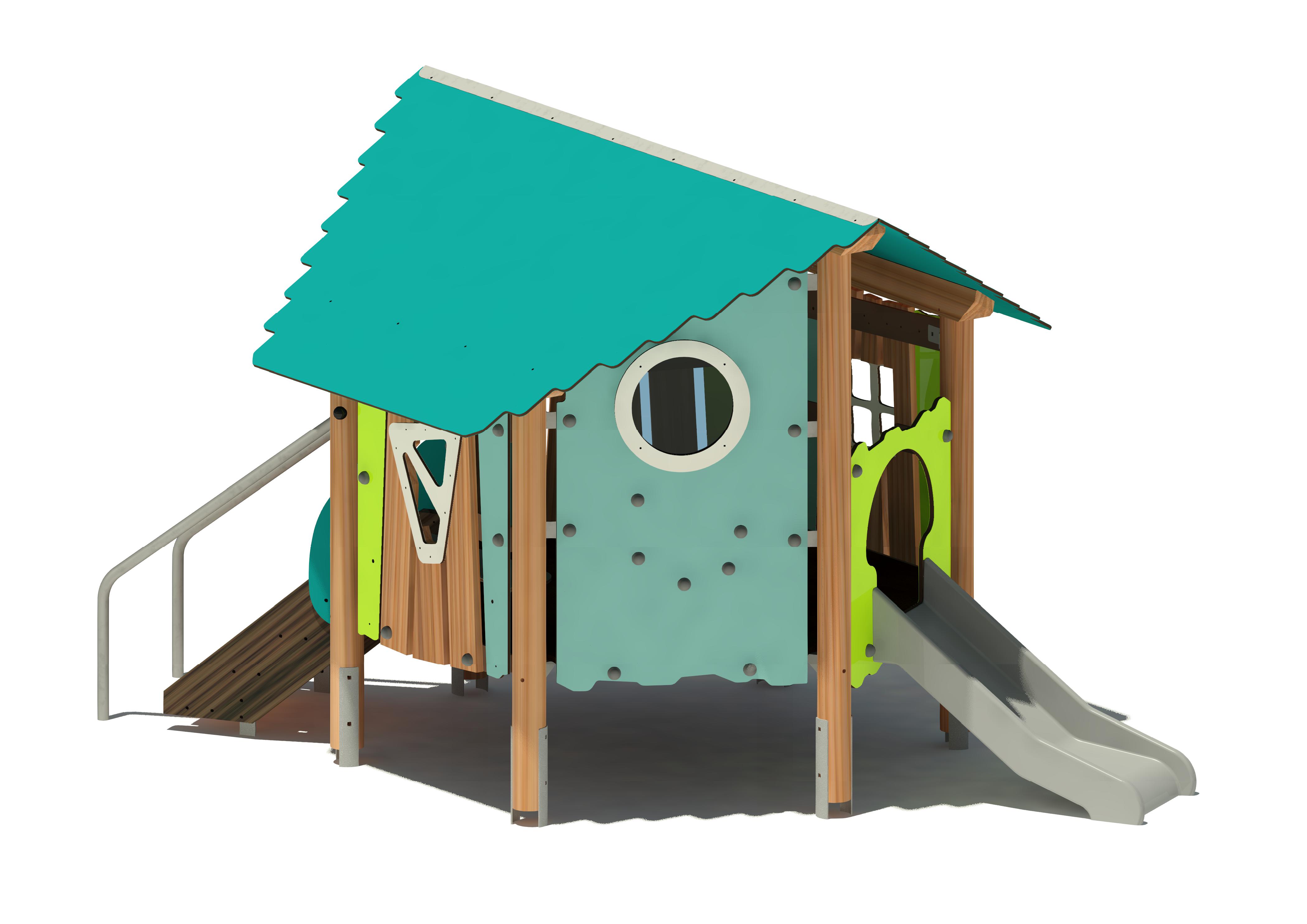 Spielhaus BAMZA Frosty 59070 Ansicht 3