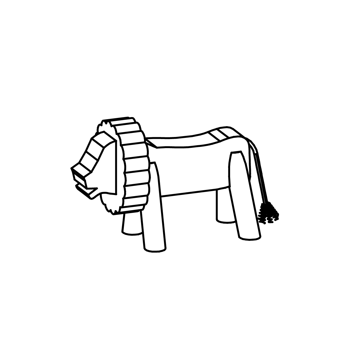 Löwe Ansicht 2