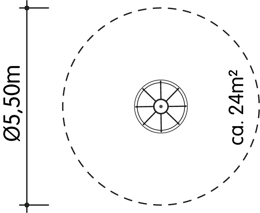 Mini-Vogelnest-Karussell Ø140cm - Ansicht 4