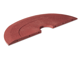 Gummiplatte XXL rot Ansicht 3
