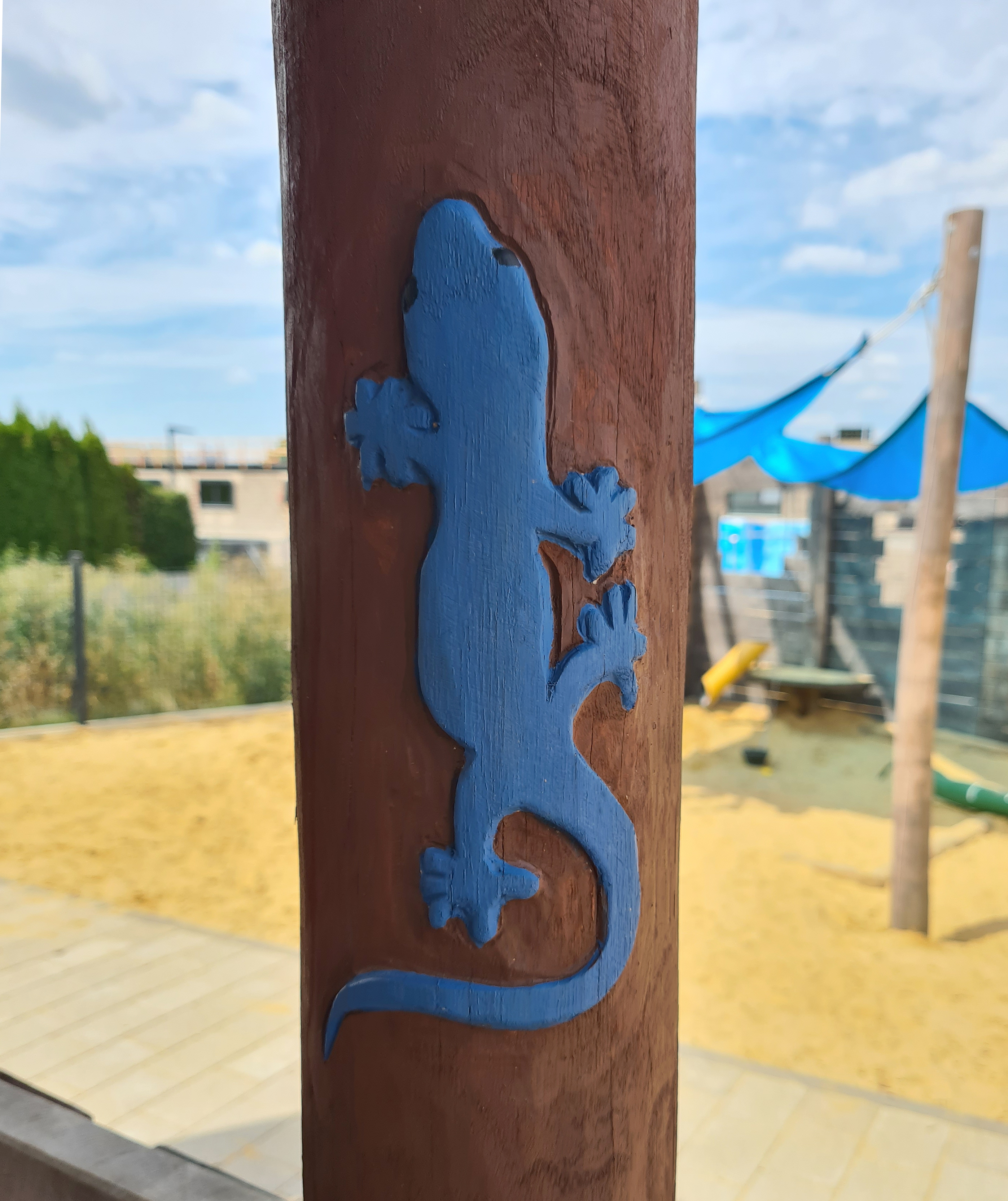 Sechseckhütte Rastplatz im Dschungel Ansicht 6