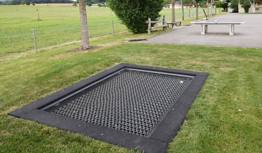 Trampolin L - bodengleich Ansicht 4