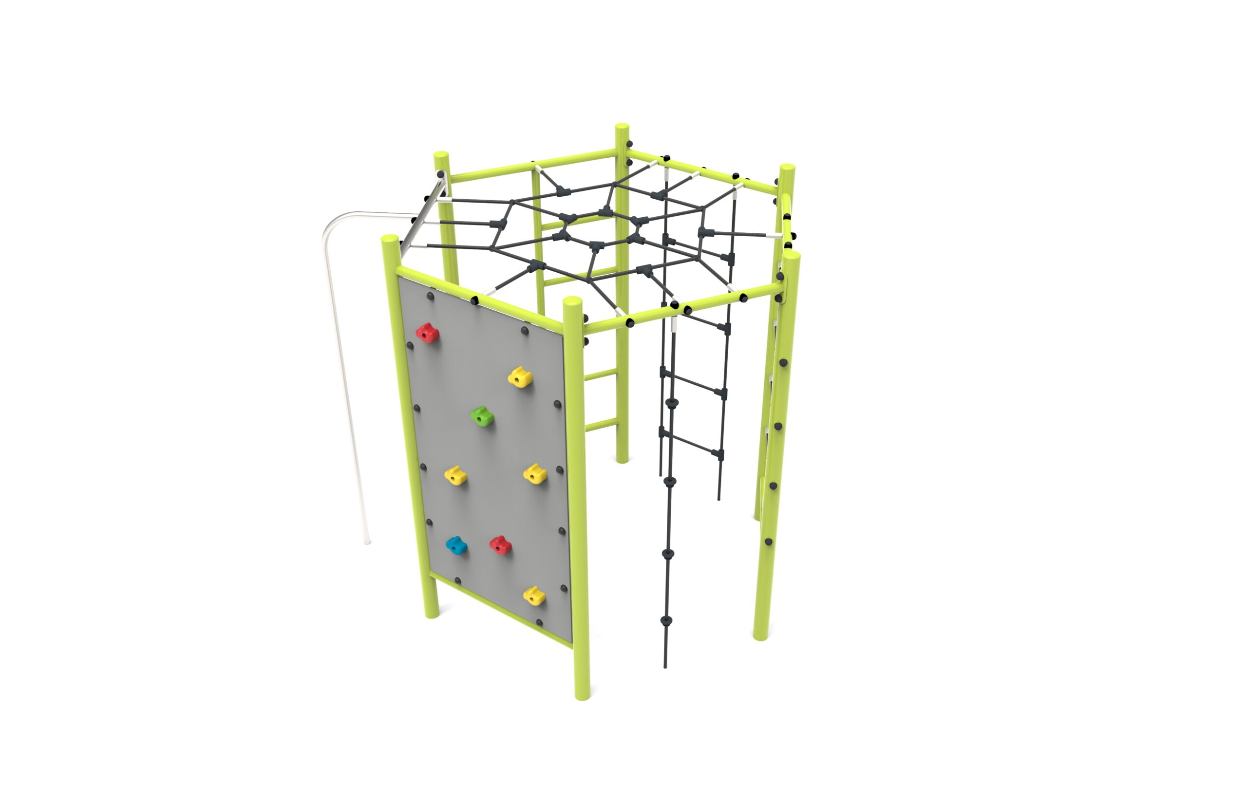 Spinnennetz gross Stahl S2A Ansicht 2