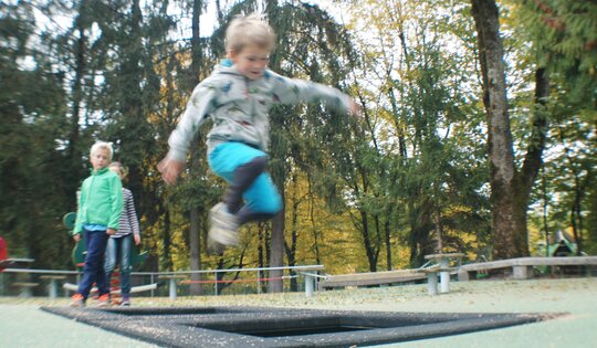 Trampolin Sb - bodengleich Ansicht 1