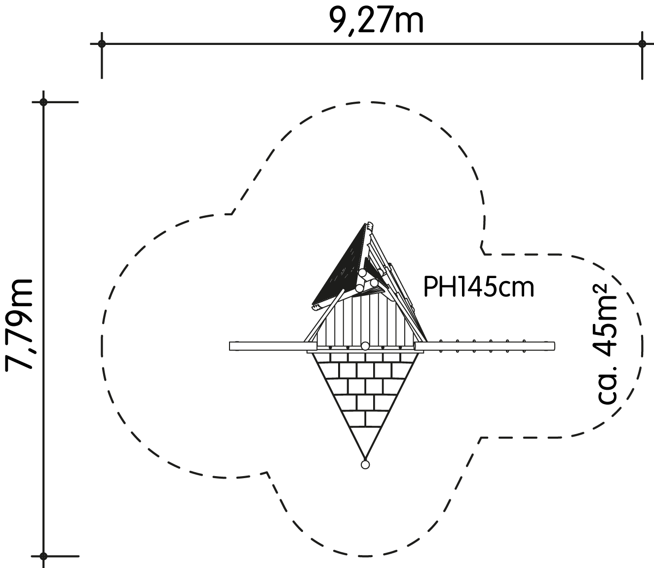 Tipi-Spielanlage Pauluskirche Ansicht 5