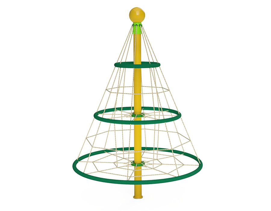 Drehbarer Kletterbaum Typ Triplo Ansicht 2