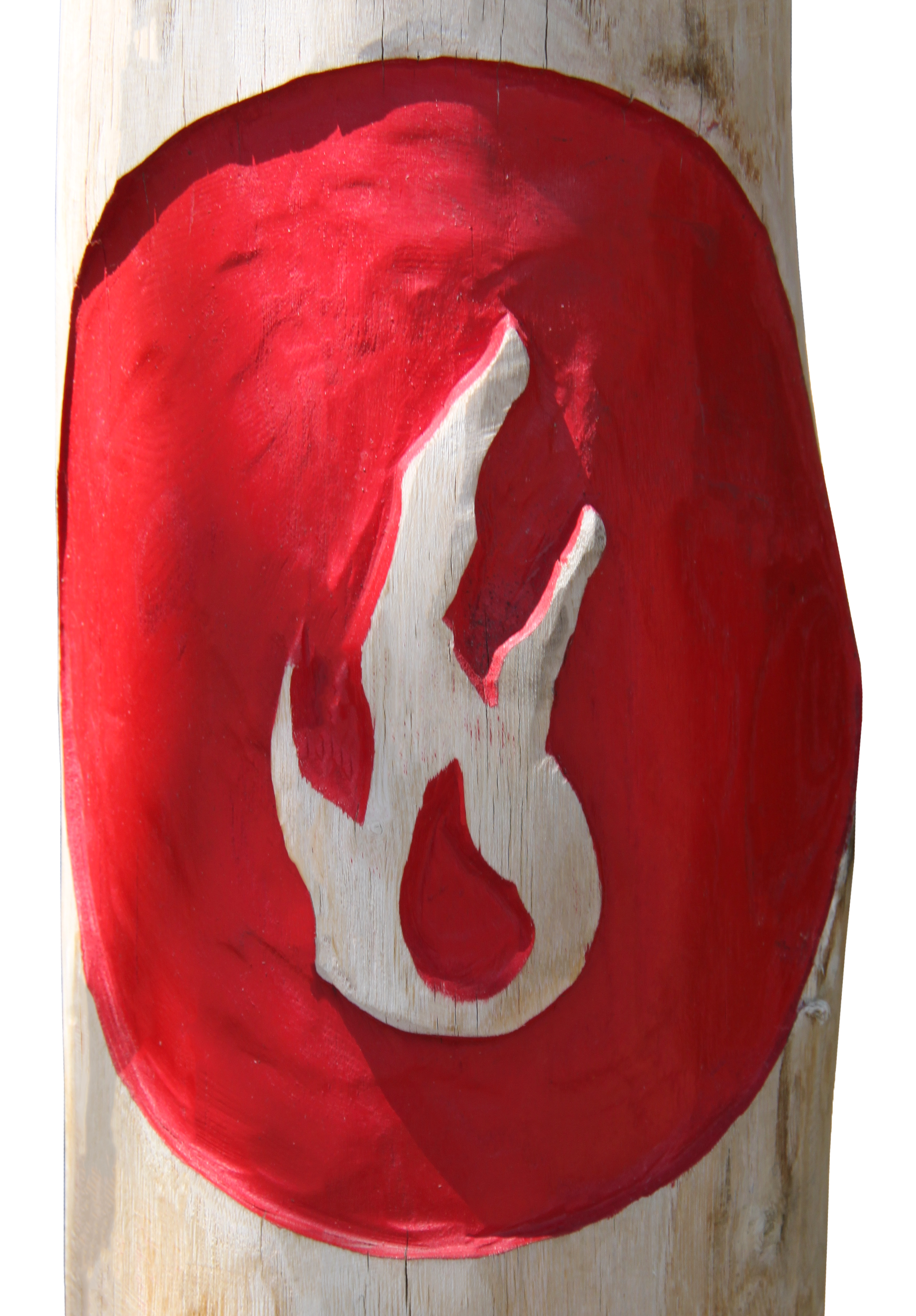 Pfostenmotiv Feuer - Ansicht 2