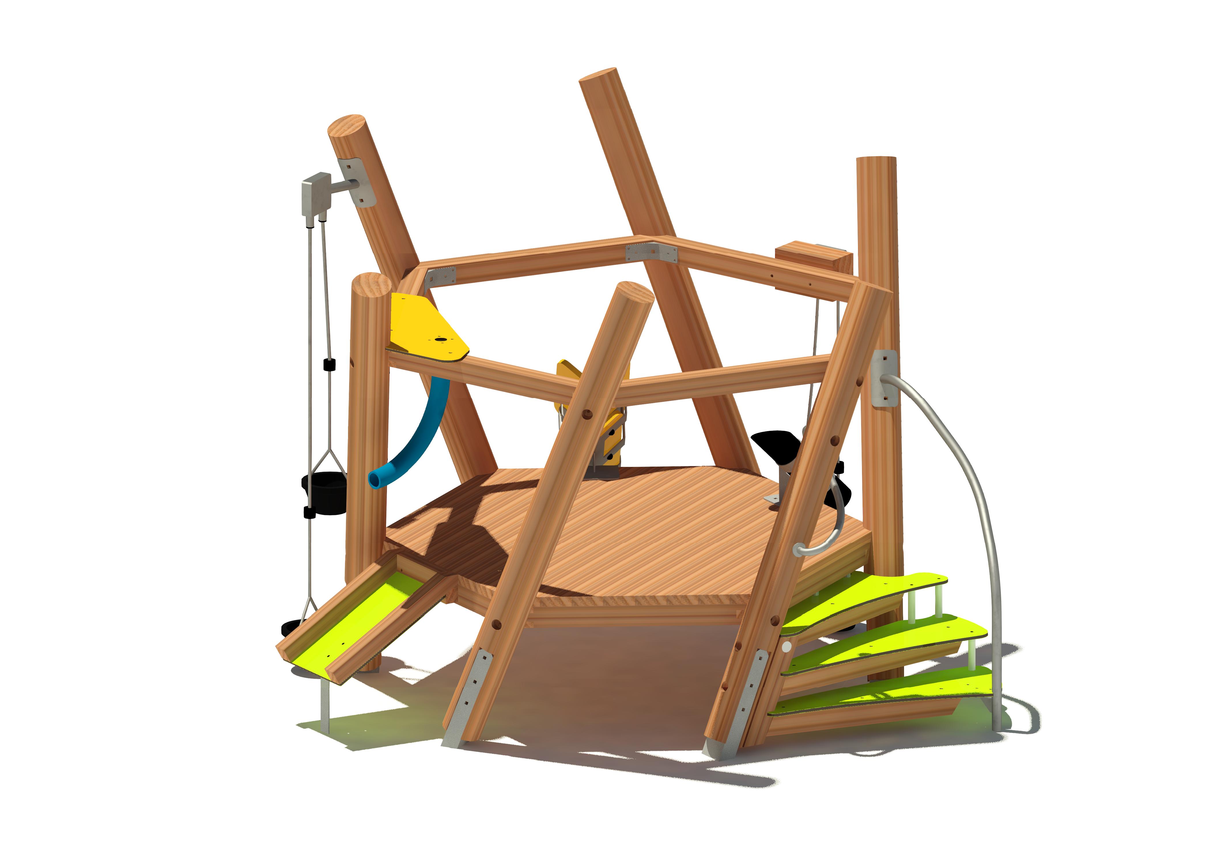 Sandspielpodest Fiasko Eolo 4200 Ansicht 2