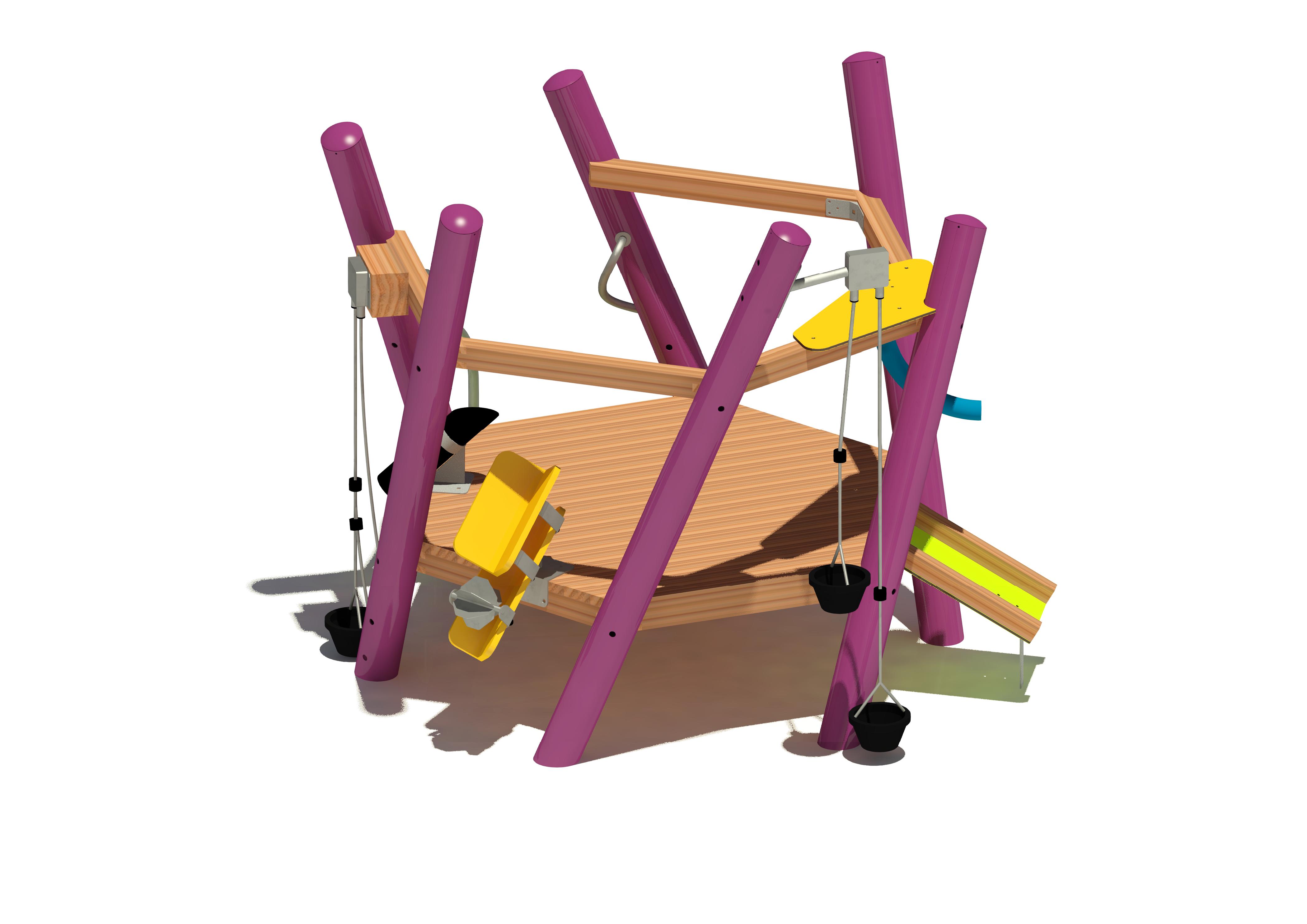 Sandspielpodest Fiasko Eolo 4200 Ansicht 6