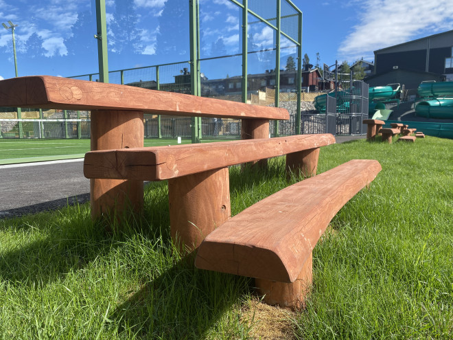 Holztribüne Ansicht 4