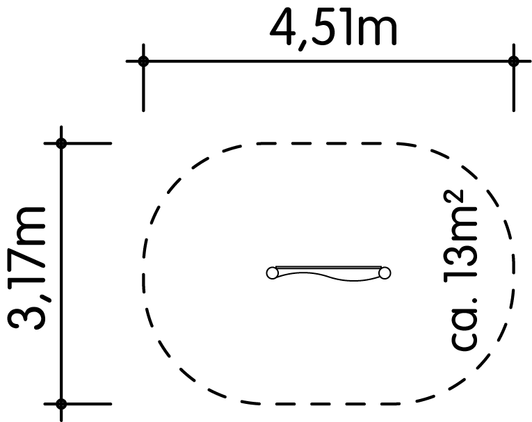 Holzwand mit Verzerrspiegel Ansicht 5