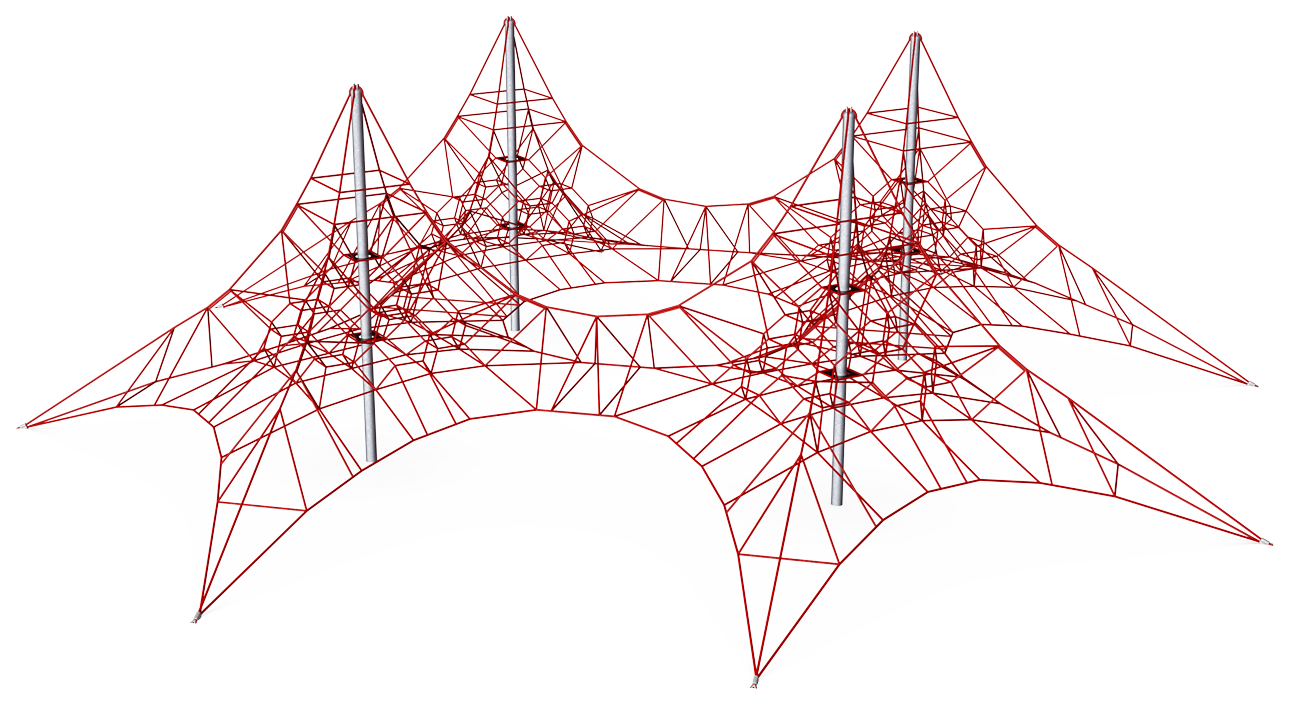 Viermast-Seilzirkus, 3,9 m COR30304 Ansicht 5