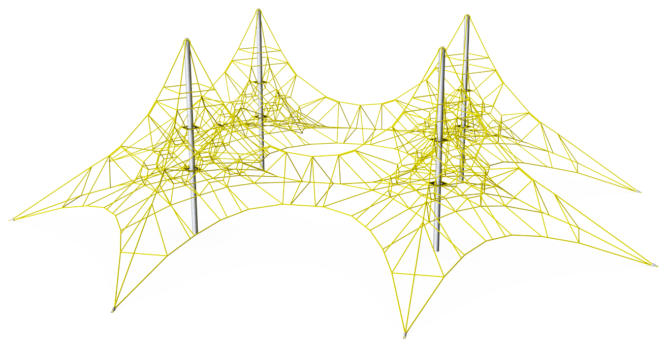 Viermast-Seilzirkus, 3,9 m COR30304 Ansicht 6