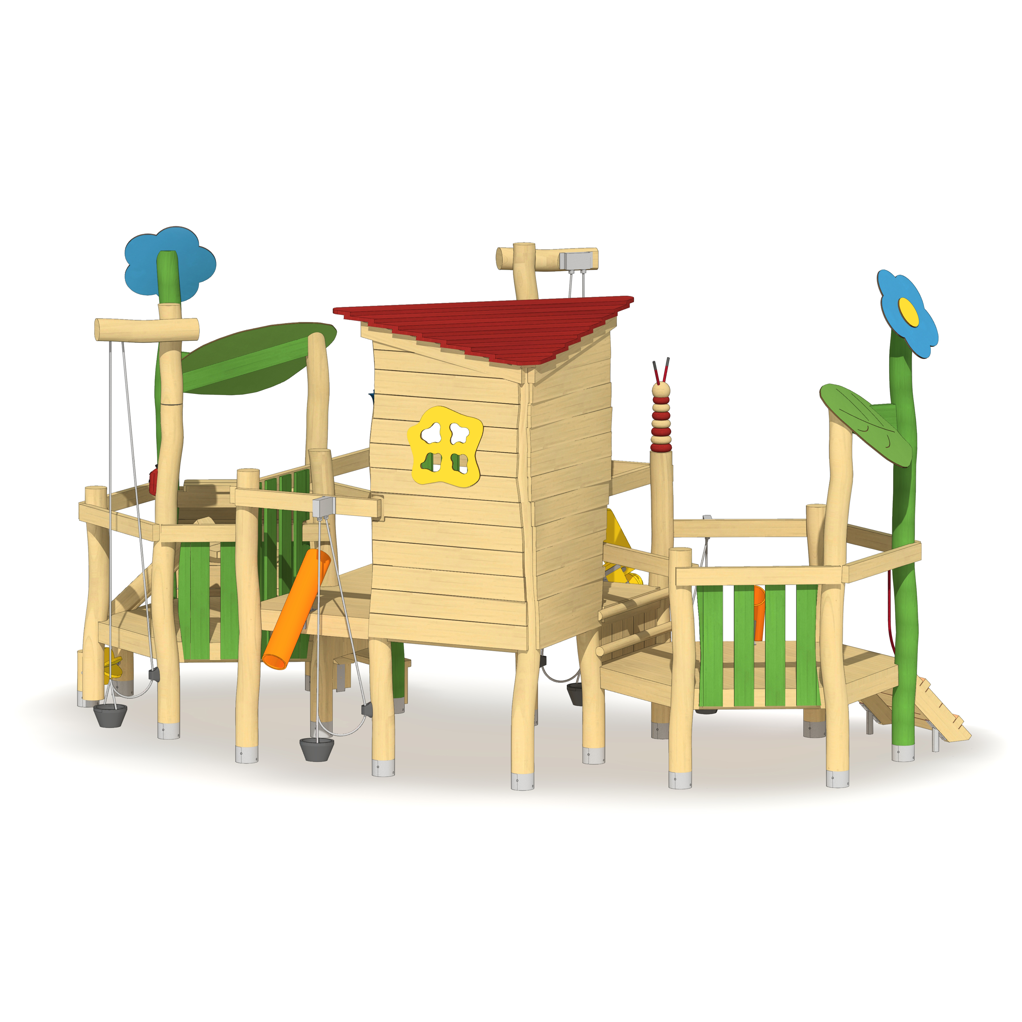 Sandbaustelle Sommerwiese Ansicht 4
