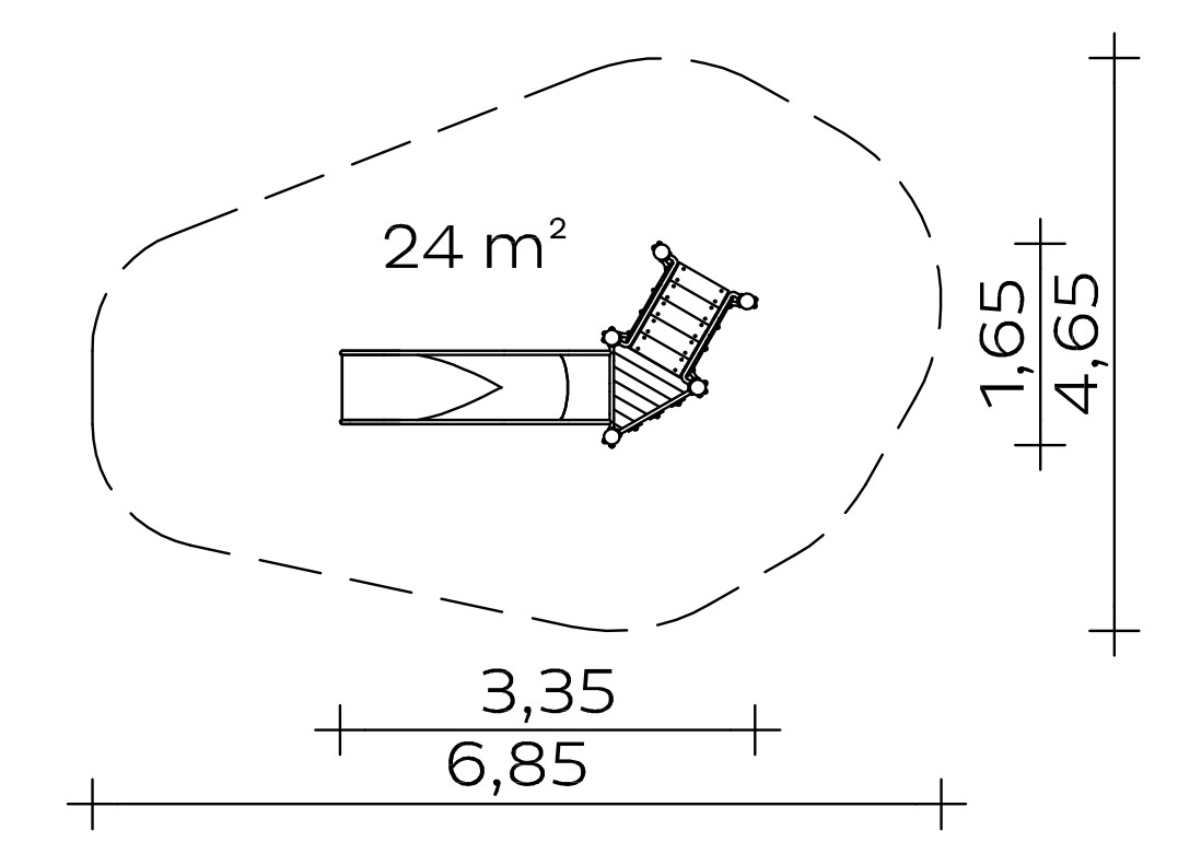 Kombirutsche 0,80 m Ansicht 3