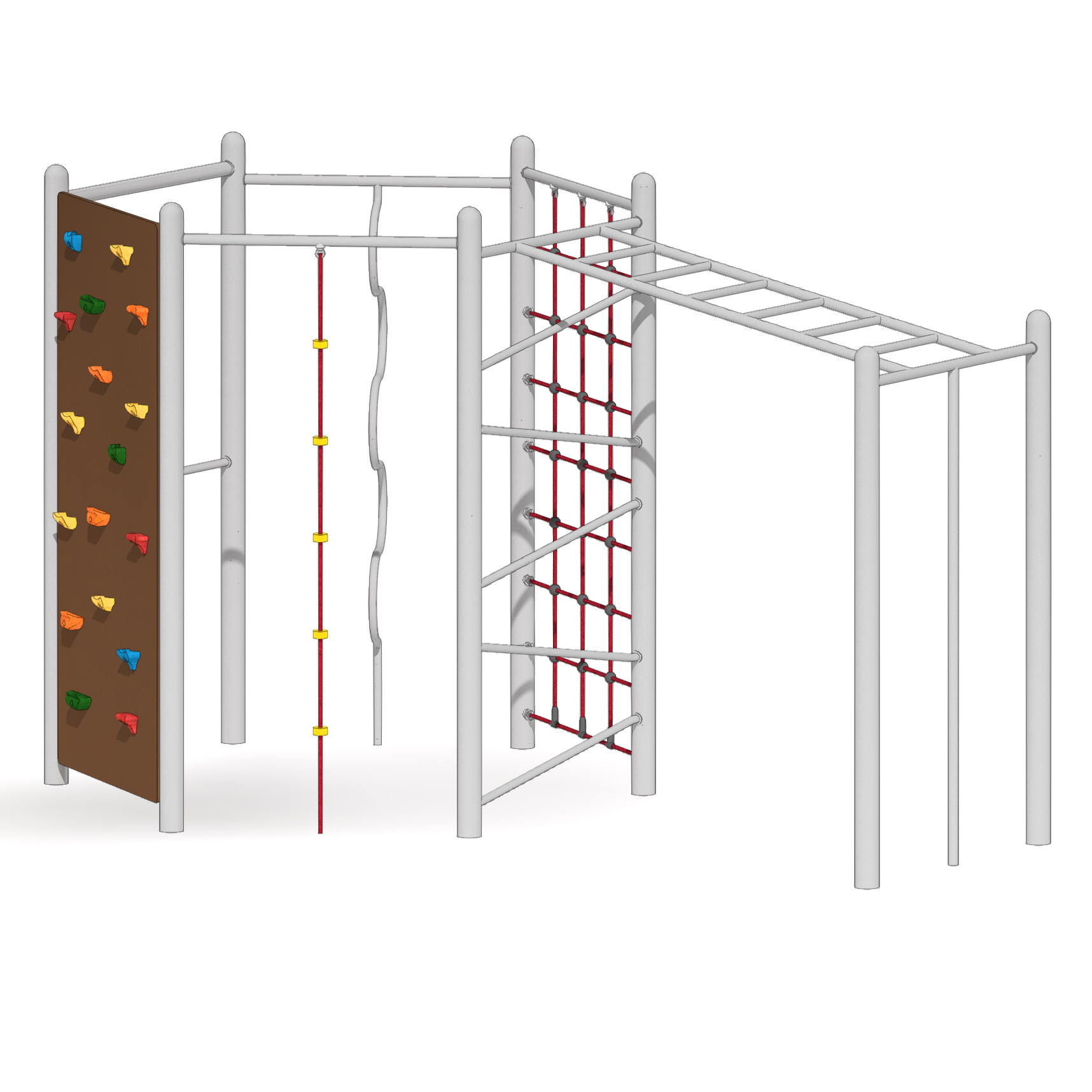 Sechseckanlage H250cm mit Hangel Ansicht 2