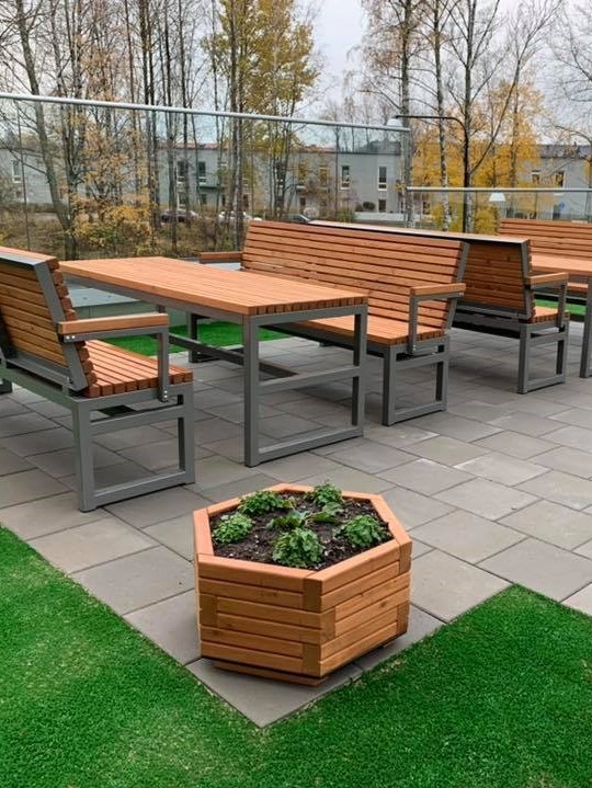 Holzblumentopf IV Ansicht 3