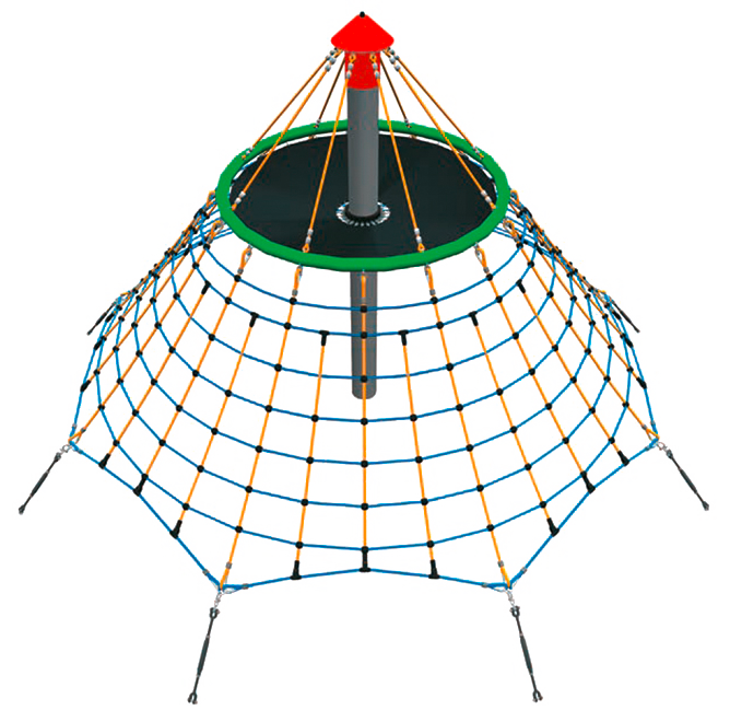 Seilpyramide Dino 3 Ansicht 4