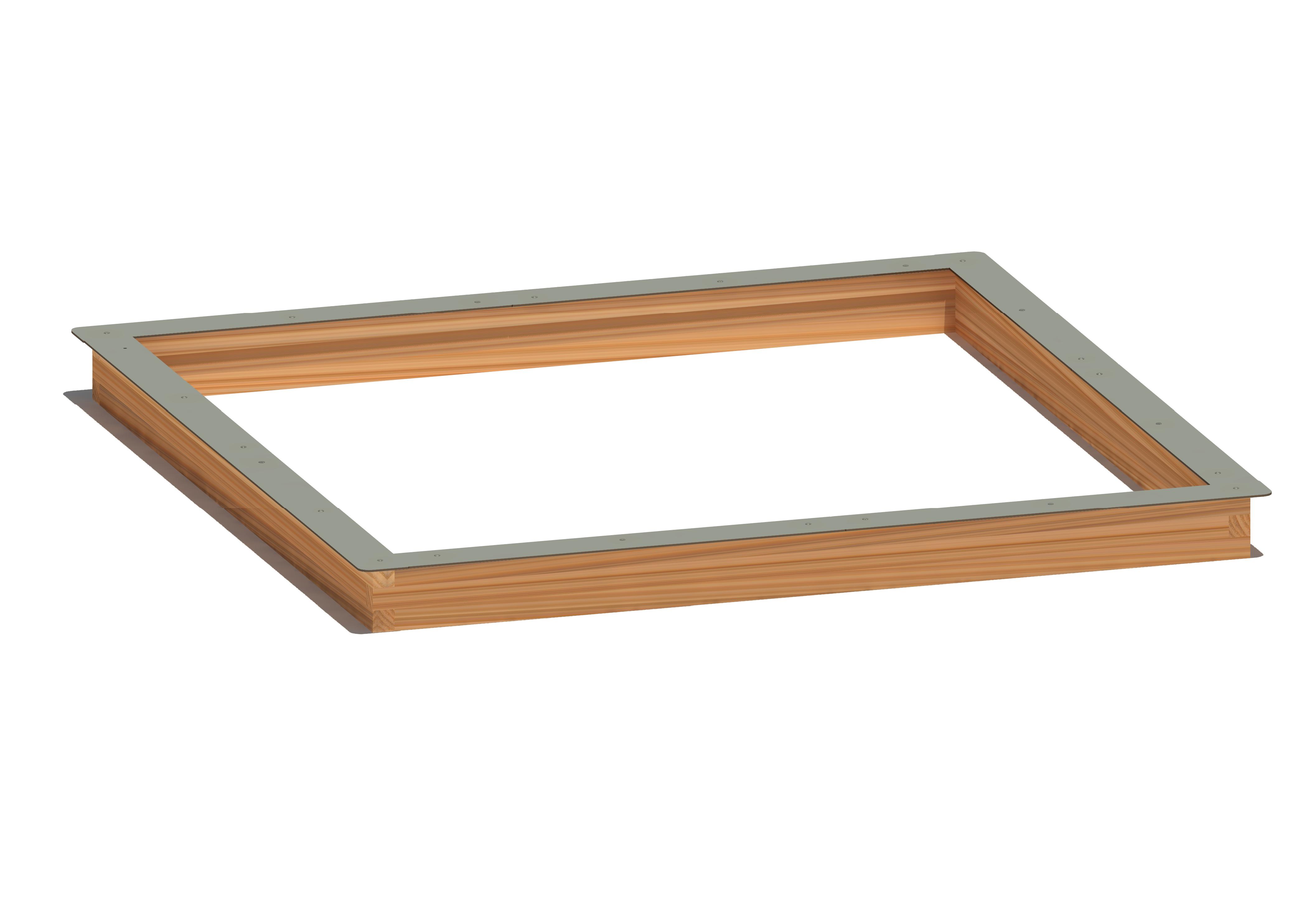 Sandkasten 077, 400 x 400 cm, 3-lagig Ansicht 2