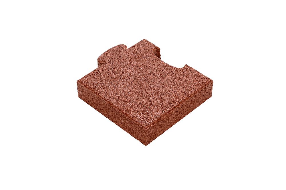 Puzzle Mat 3D Eckplatte 60 mm rotbraun Ansicht 4