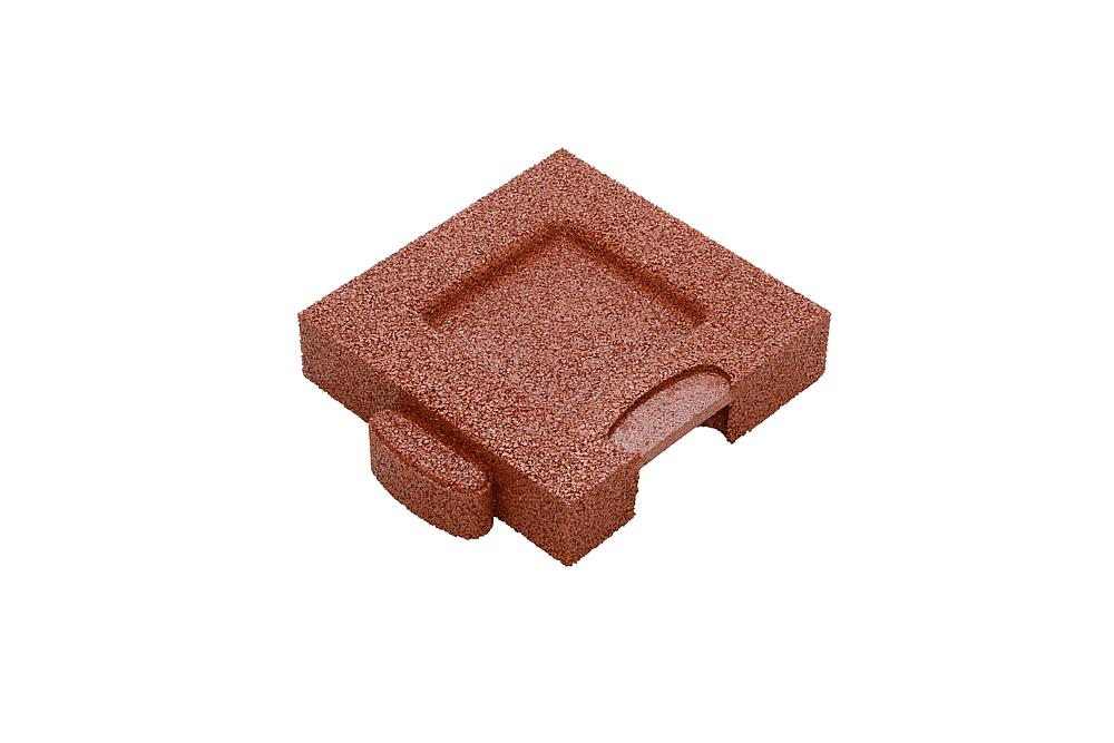 Puzzle Mat 3D Eckplatte 60 mm rotbraun Ansicht 5