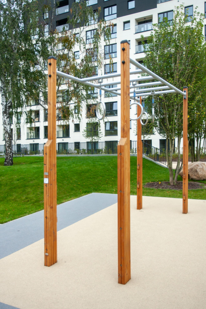 Horizontale Leiter mit Kletterringen Ansicht 6