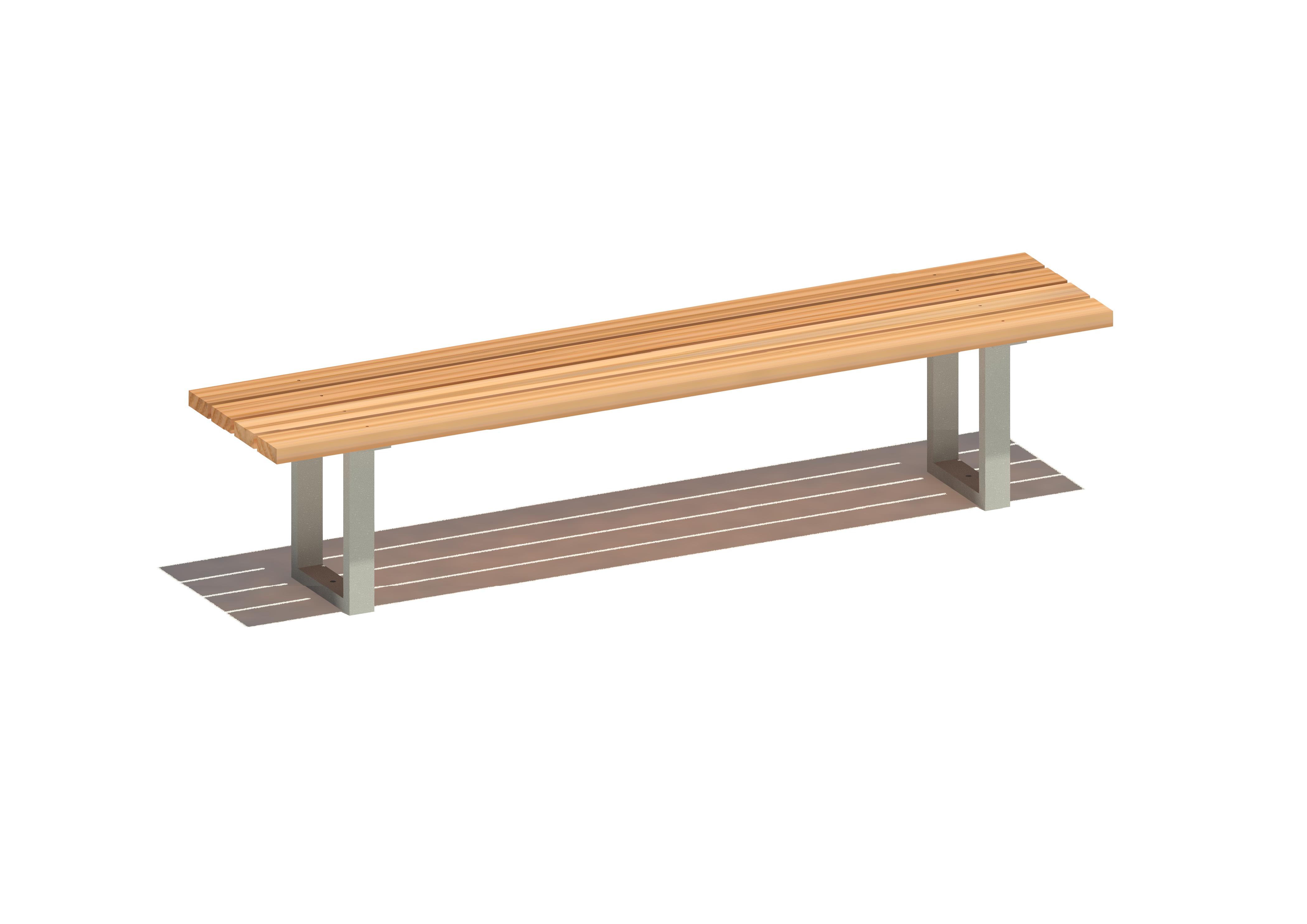 Bank ohne Lehne 12001, Weilheim 1 Ansicht 4