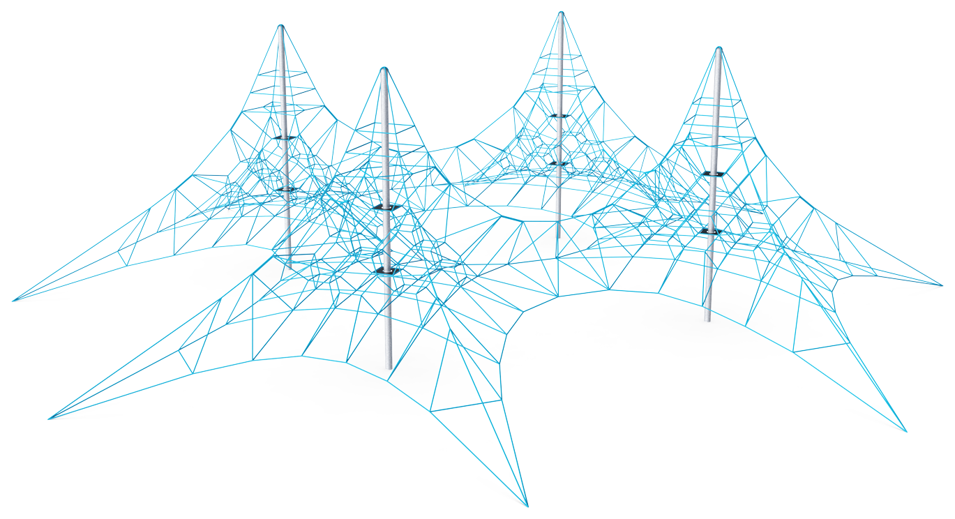 Viermast-Seilzirkus, 5,8 m COR31444 Ansicht 2