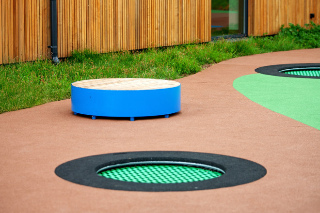 Rundes trampolin (100 cm) Ansicht 3