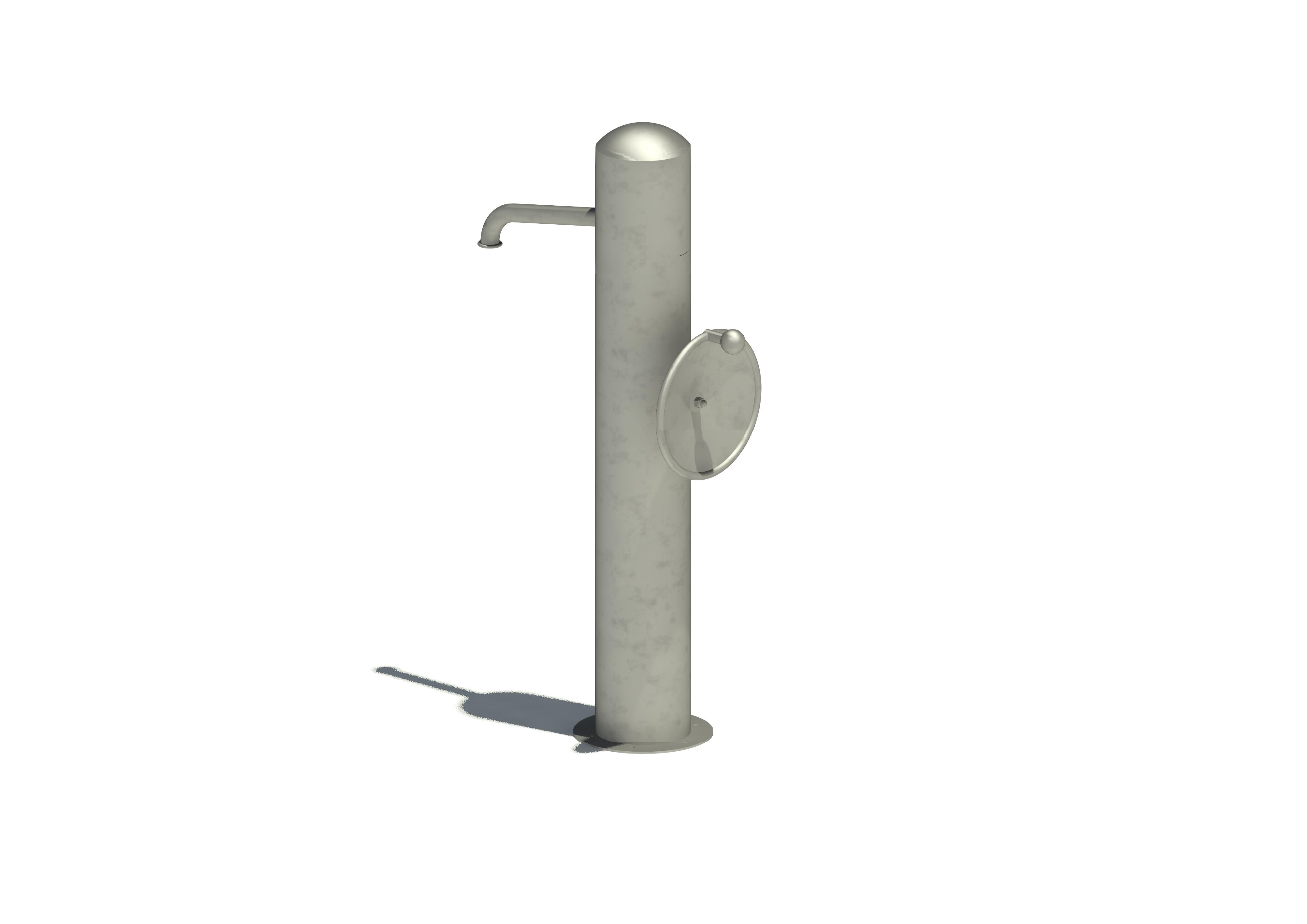 Wasserpumpe Edelstahl 1915 Ansicht 2