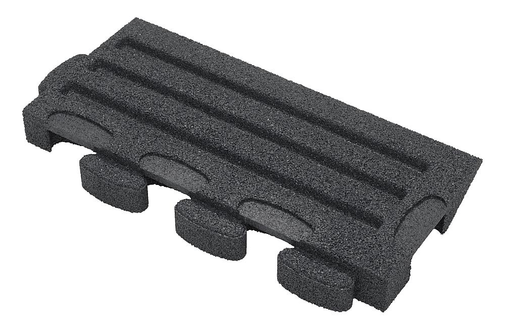 Puzzle Mat 3D Randplatte angeschrägt mit Zwischenelement 60 mm grau Ansicht 5