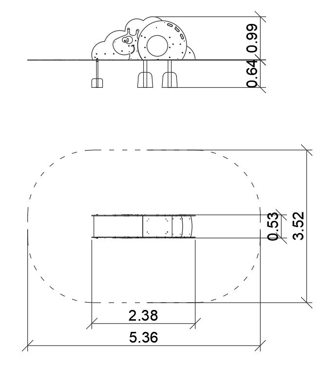 Schnecken-Rutsche Ansicht 3