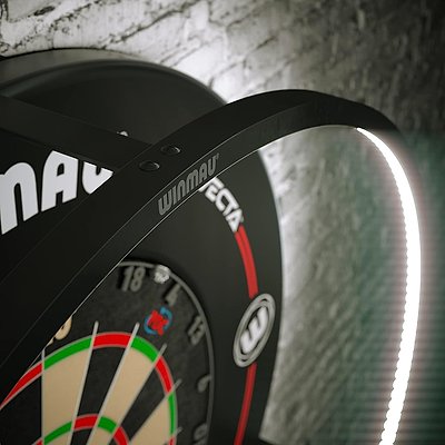 Winmau Dartboard-Beleuchtung „Plasma“ Ansicht 5