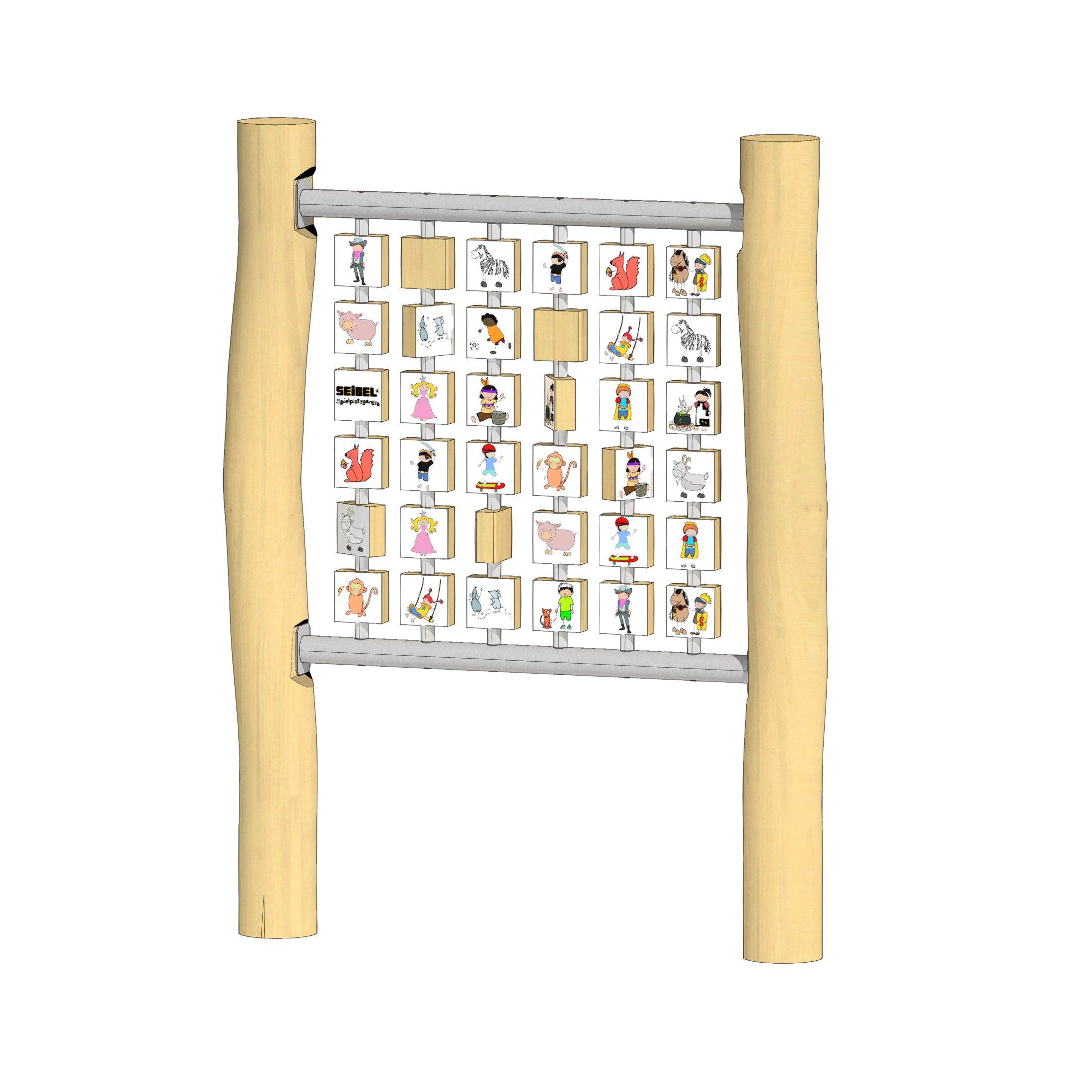 Spiel Memory SEIBEL mit 2 Pfosten Ansicht 2