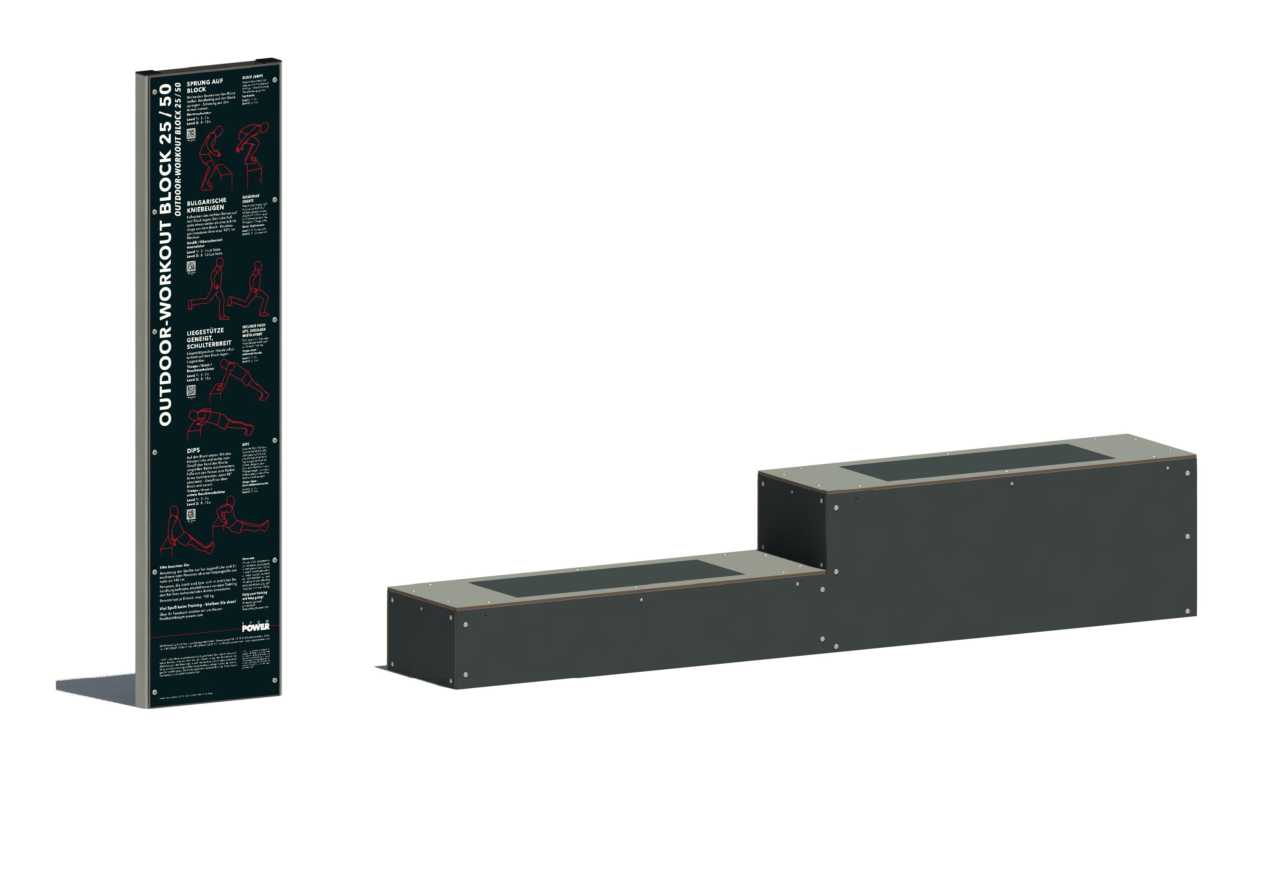 SPGM POWER® Workout Block 25/50 Ansicht 2
